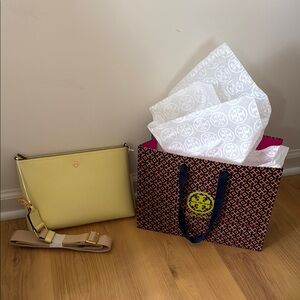 Tory Burch Blake Crossbody Pebble Leather